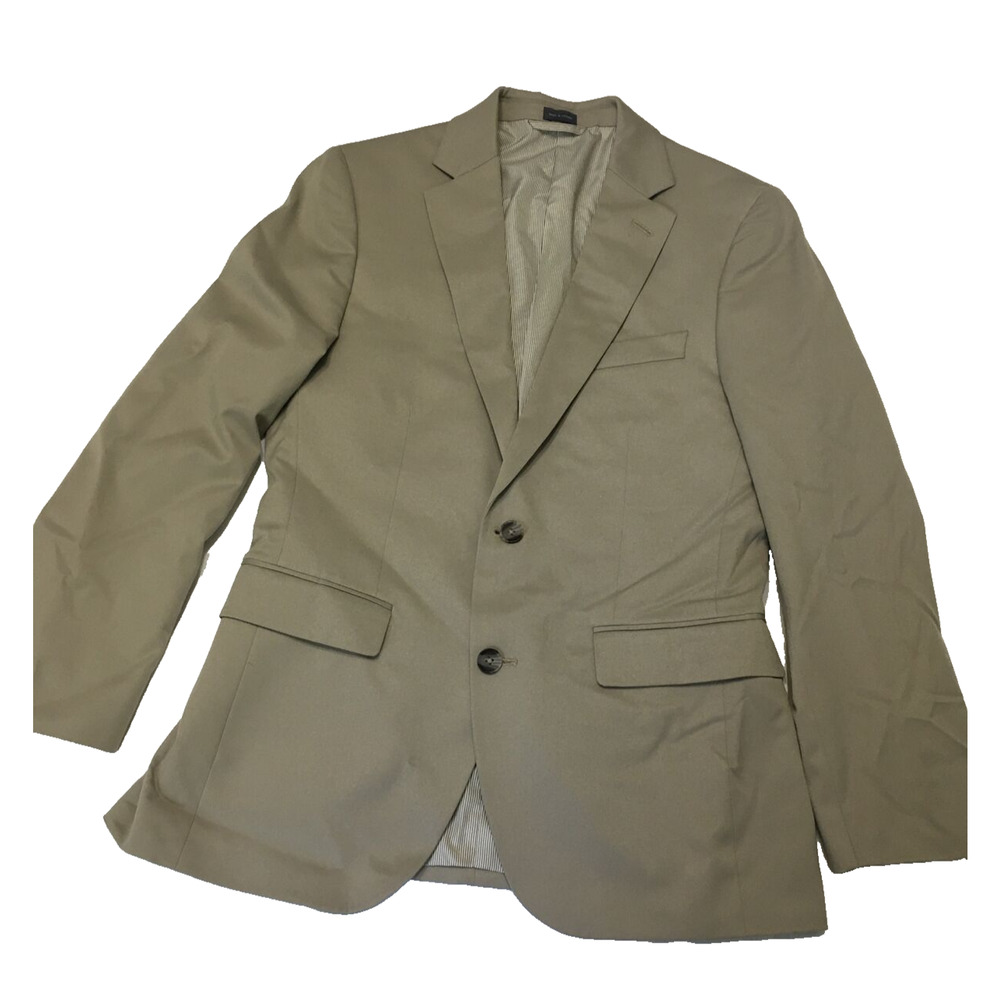 Madison Blazer Mens‎ 36S Modern Fit 2-Button Suit Jacket Coat Tan Formal